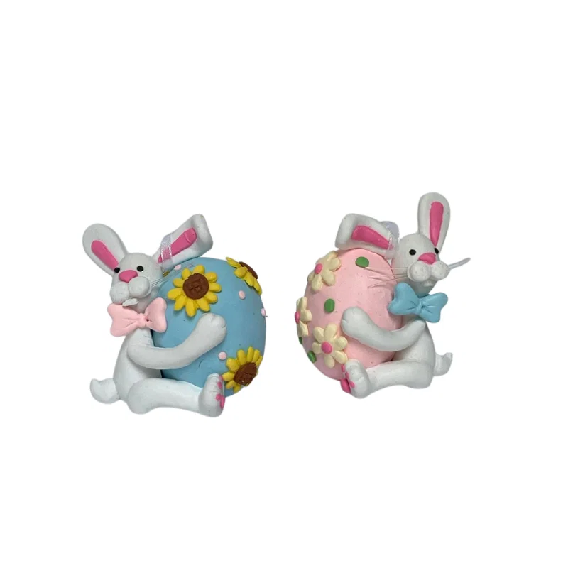 Paashaas zittend met ei assorti Anna's Collection - Annas collection