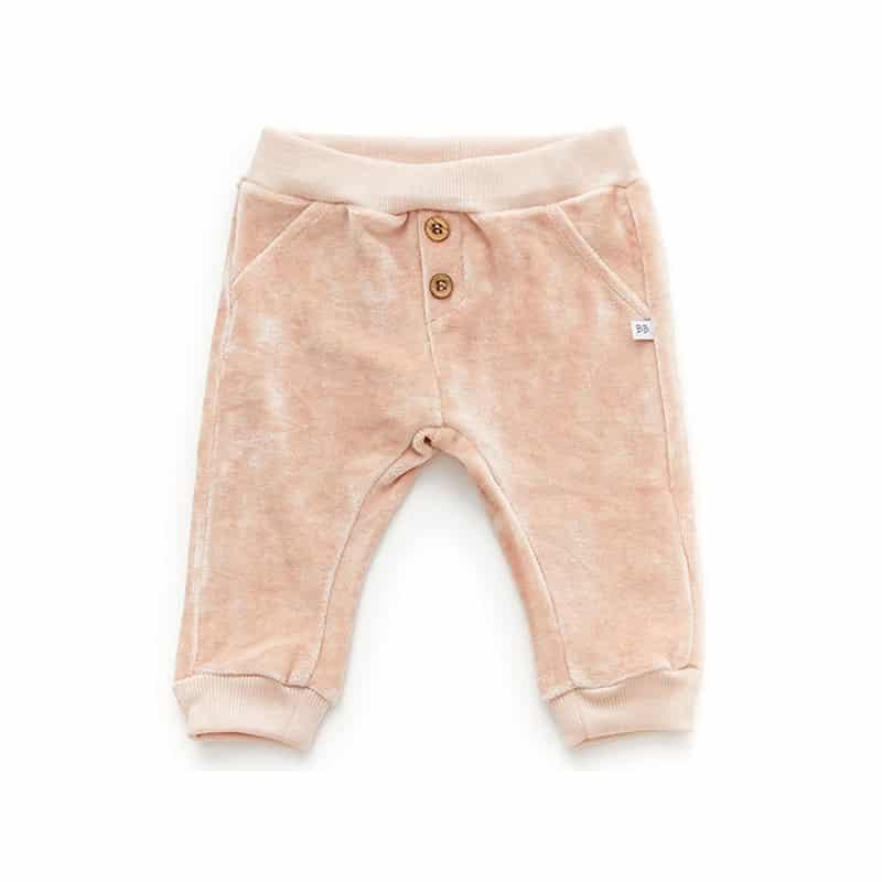 Bamboom broekje velvet roze-50-56