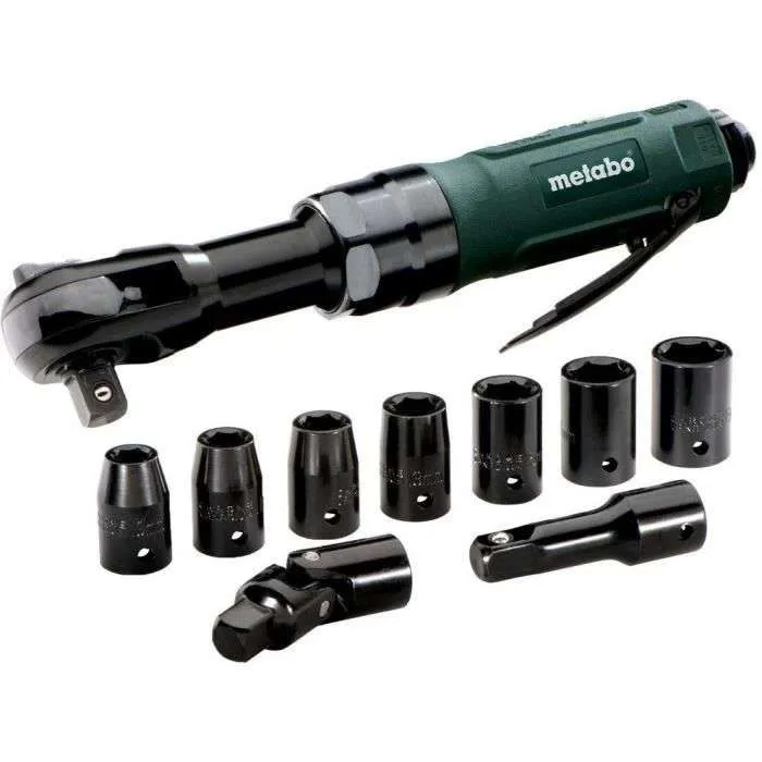 Perslucht-ratelschroevendraaier - METABO - DRS 68 Set 1/2