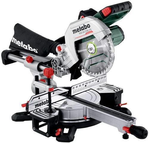 Metabo kgs 18 ltx bl 216 | 18v accu afkortzaag met trekfunctie | met 1x 4.0 accu - 614216920