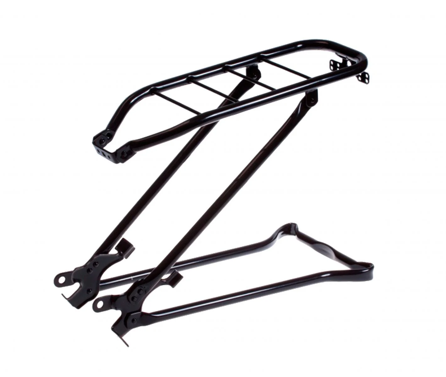 Steco bagagedrager 28" tour met klapstandaard zwart glans