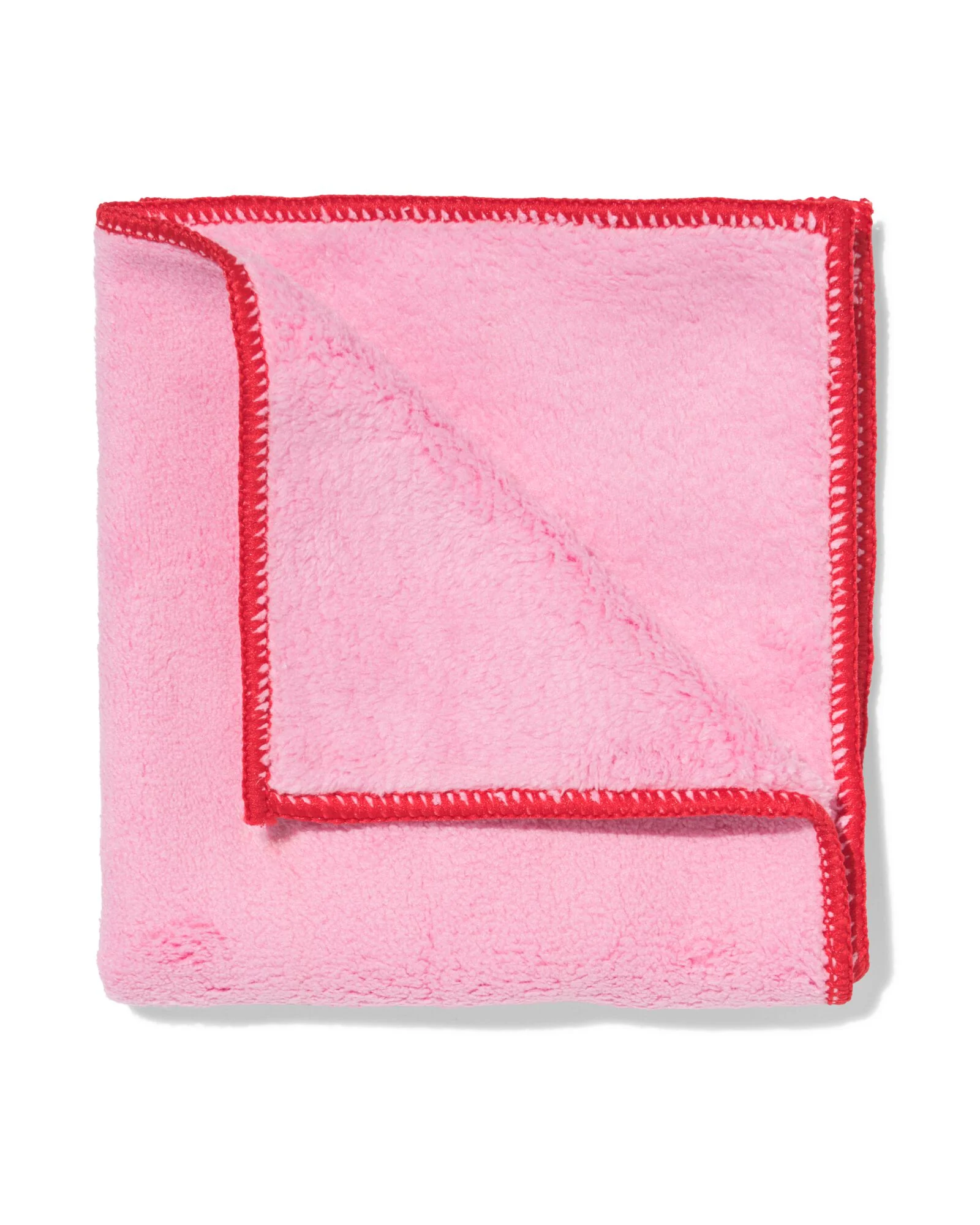 HEMA HEMA Stofdoek 32x32cm Microvezel Fleece Roze