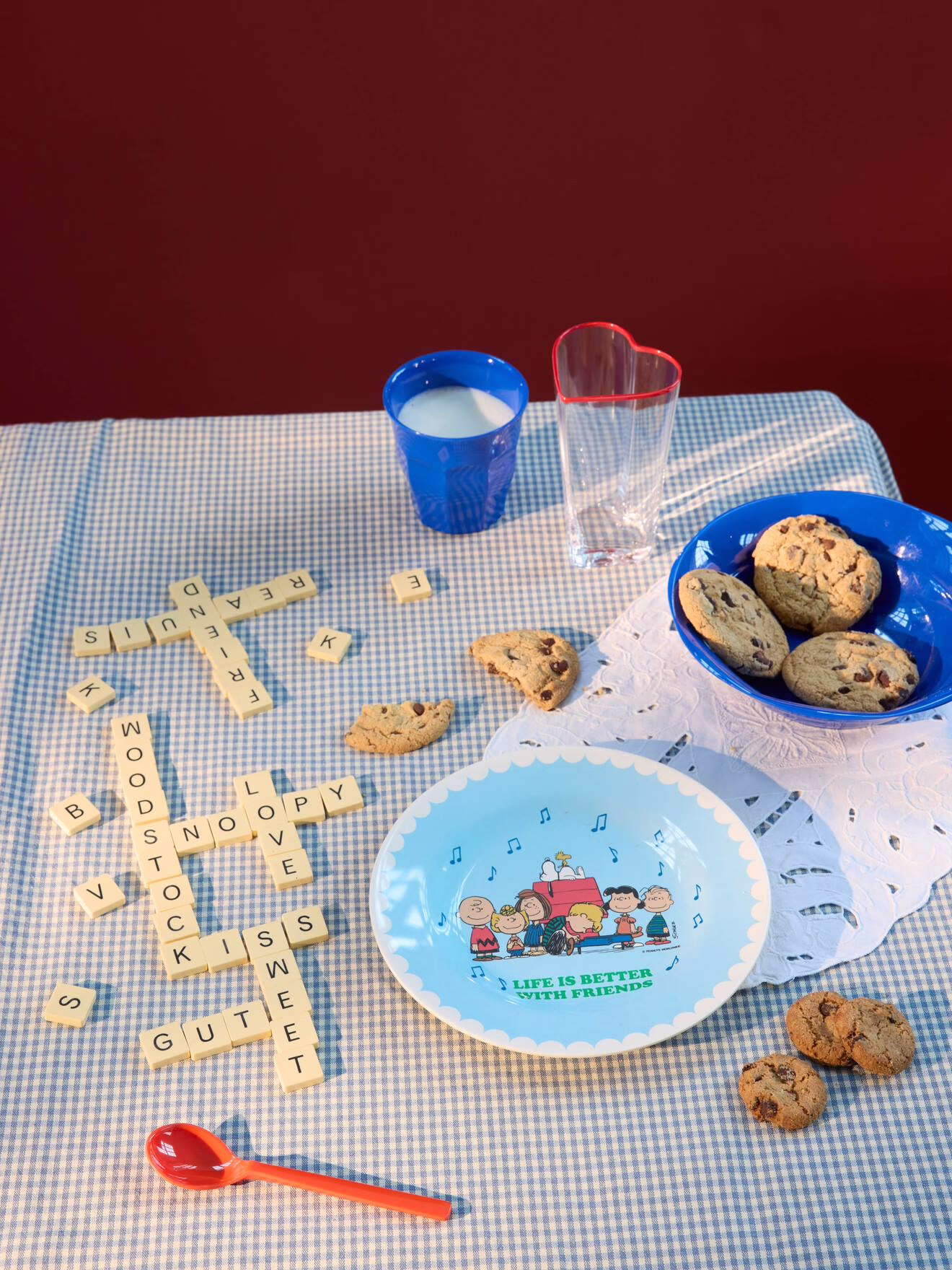 Melamine bekers set van 6, 250 ml RICE meerkleurig