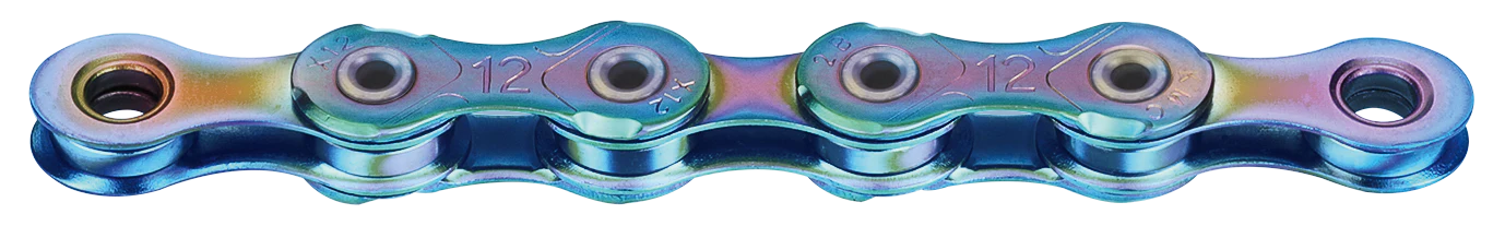 KMC ketting x12l 12v 126l waxed aurora groen