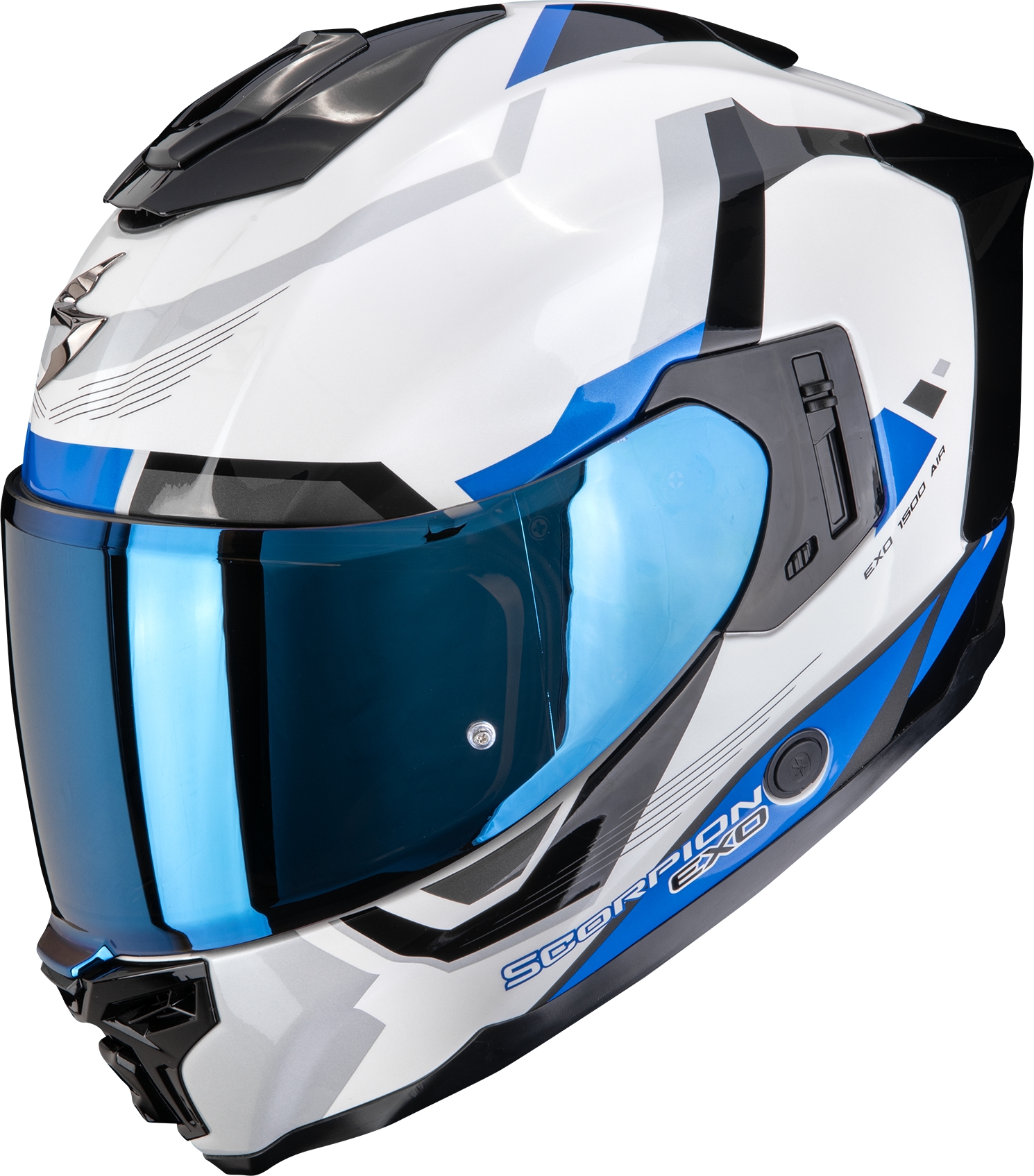 SCORPION EXO-1500 Air Arena, Integraalhelm, Wit-Blauw