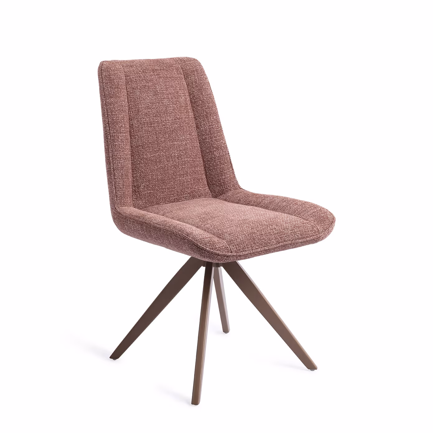 Jesper Home Draaibare Eetkamerstoel 'Umedo' Turn Brown, kleur Scarlet Grain