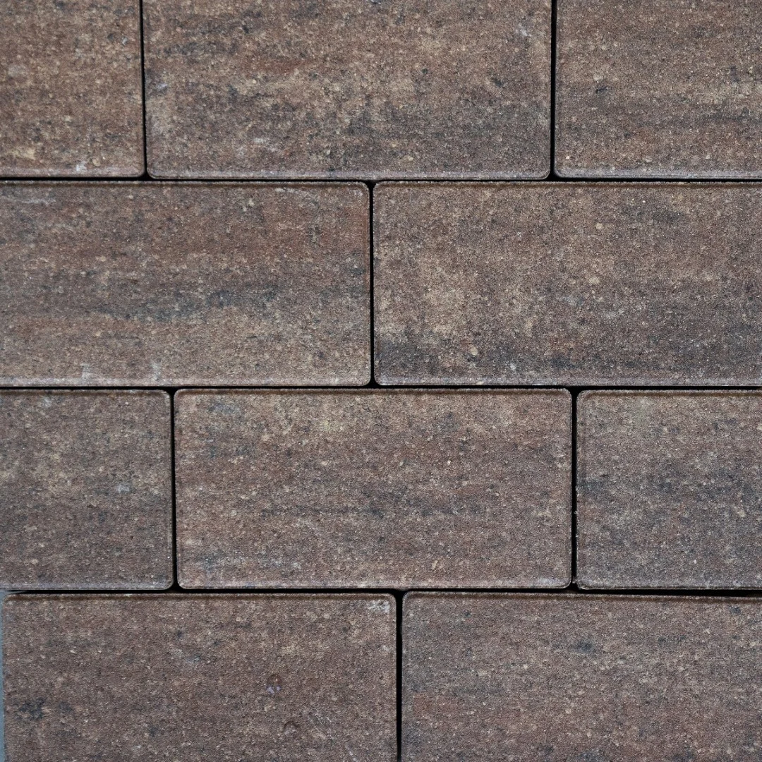 Minimaal 75! Sierbetonklinker drive 21x10,5x8 cm Nature Bruin genuanceerd bestrating tegel Gardenlux - Gardenlux