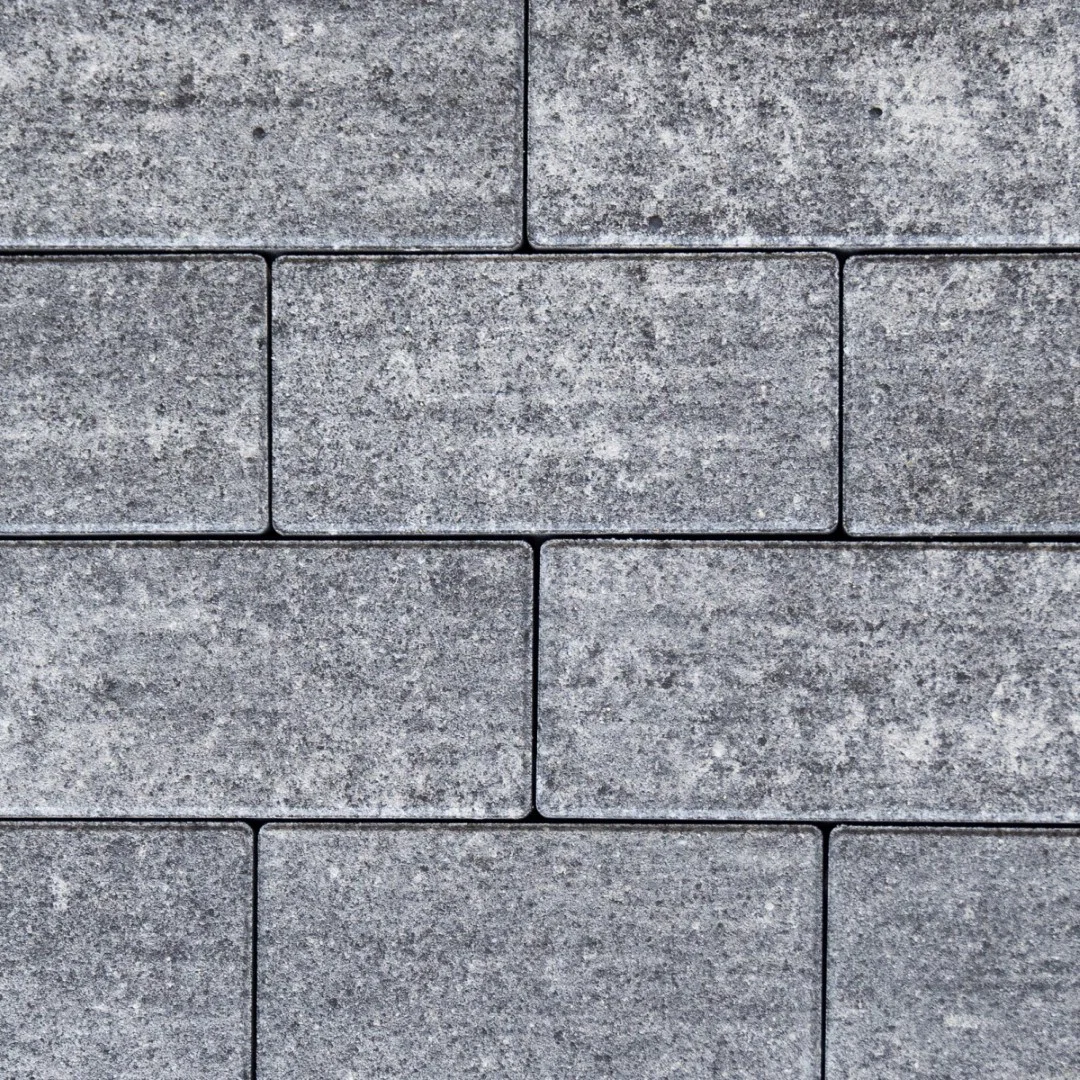 Minimaal 75! Sierbetonklinker drive 21x10,5x8 cm Daily grijs/zwart bestrating tegel Gardenlux - Gardenlux