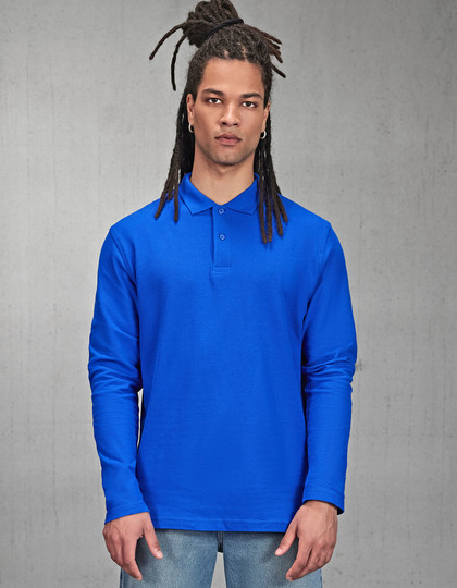 B&C BE INSPIRED BCPUI12 Men´s Long Sleeve Polo ID.001