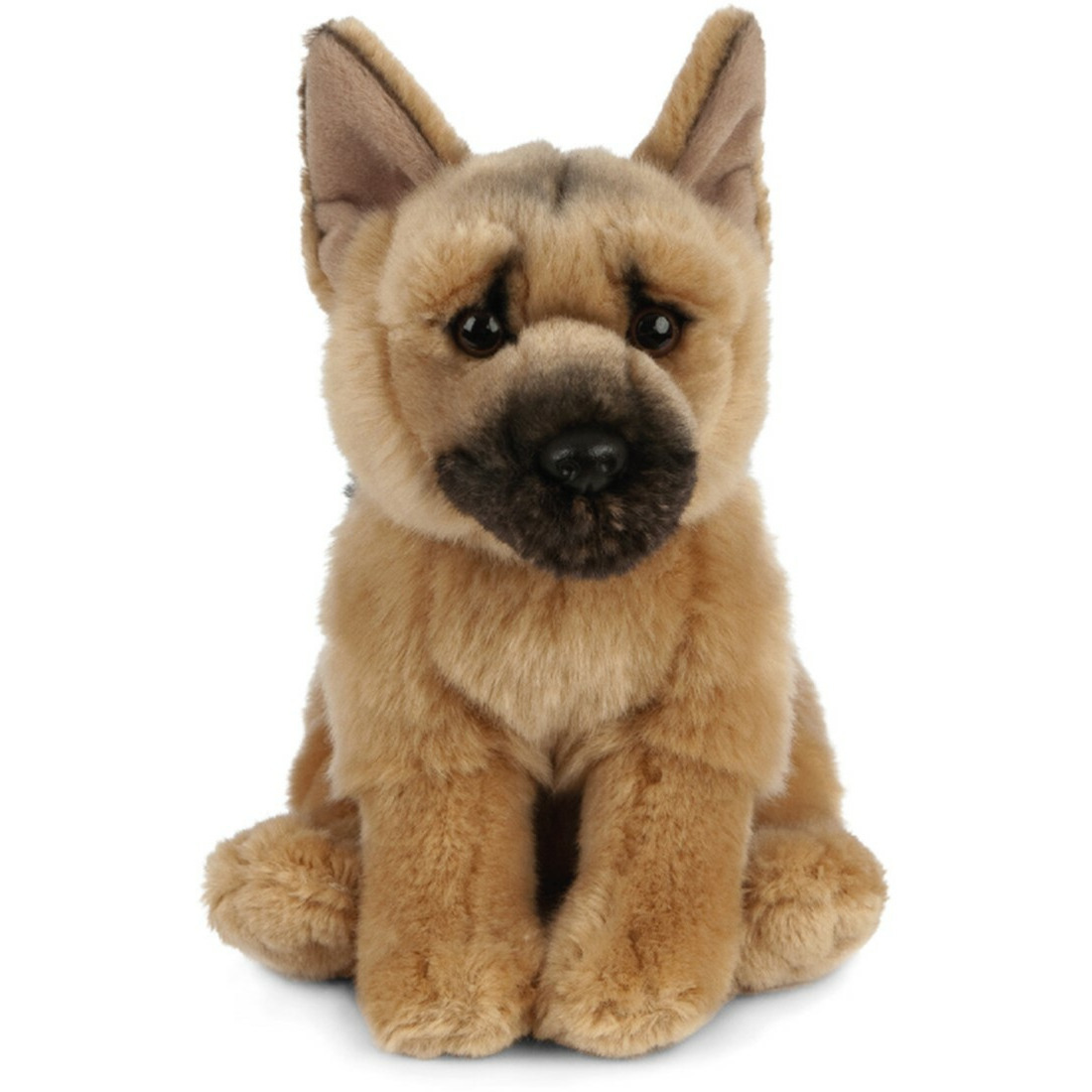 Duitse Herder honden knuffel - pluche - 20 cm - hondenknuffel -zittend