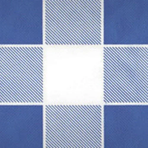 Wicotex damastpapier op rol 118 cm x 10 m ruit blauw