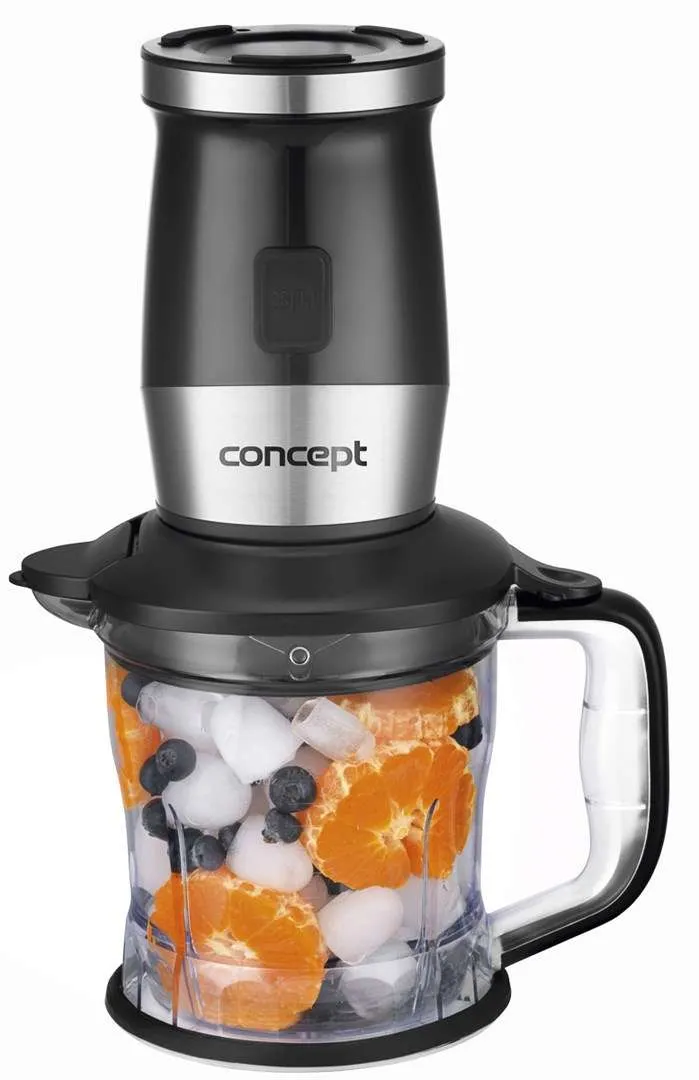 Concept SM3390 blender 1,2 l Staafmixer 700 W Zwart, Roestvrijstaal
