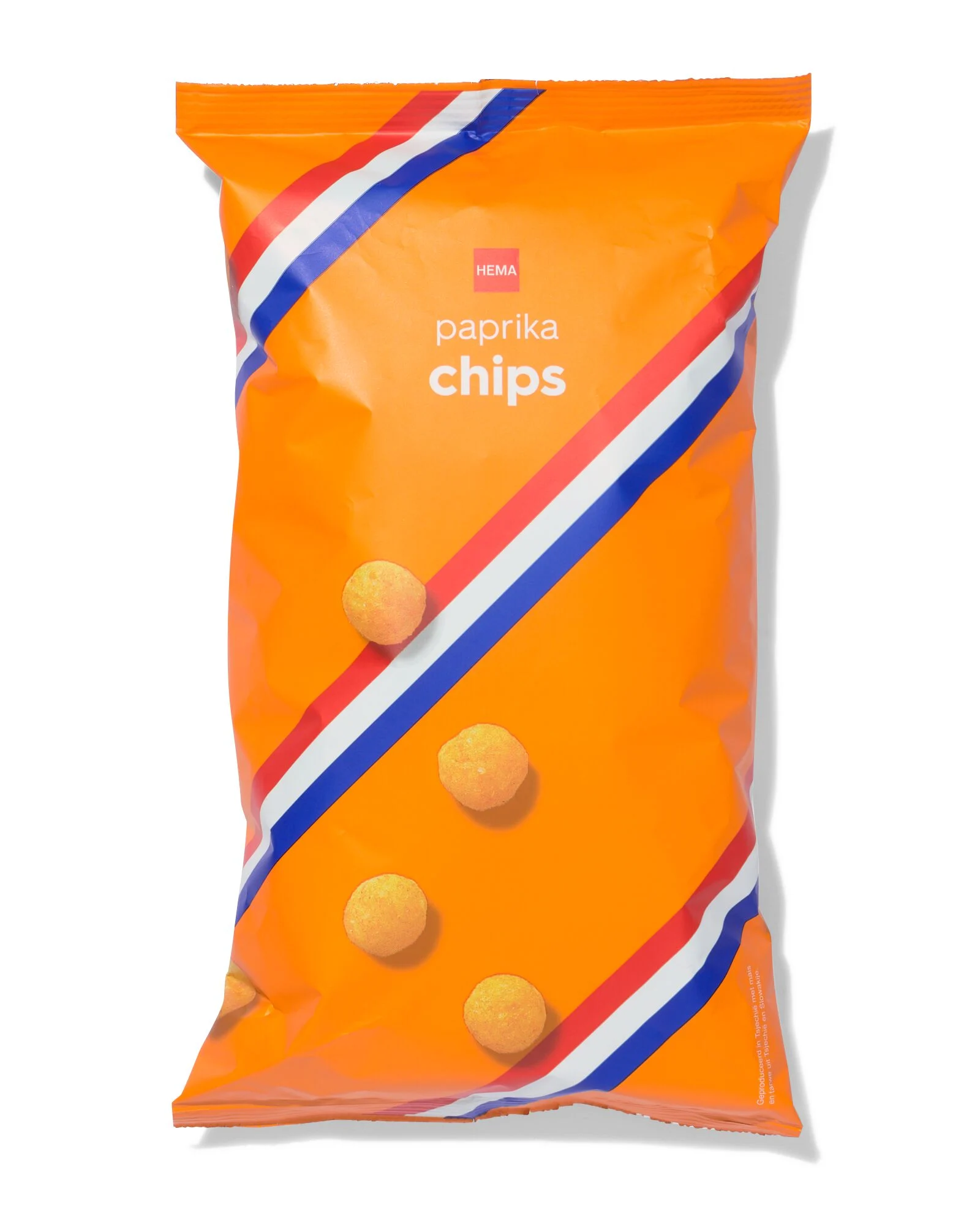 HEMA HEMA Oranje Ballen Chips Paprikasmaak 100g
