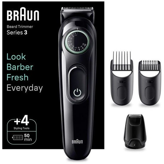 Braun BT3421 Baardtrimmer Zwart