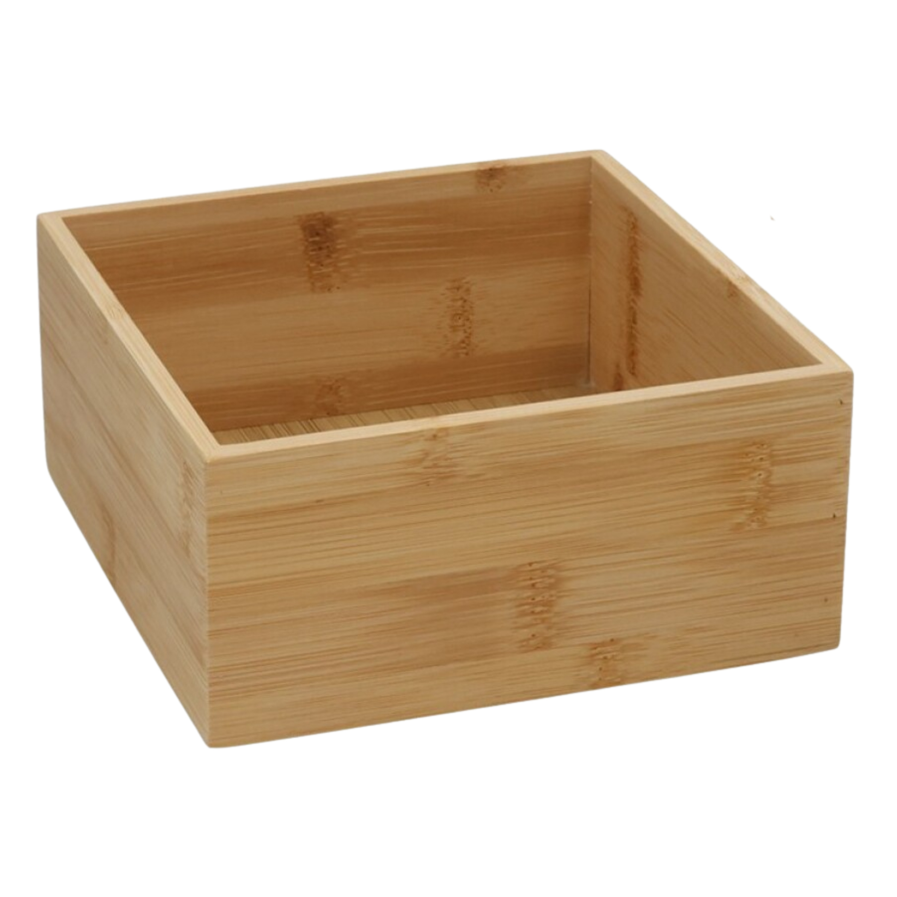 Gerimport Lade organizer - bamboe hout - 15 x 15 x 7 cm - bakje - kast organizer - organizer - doos