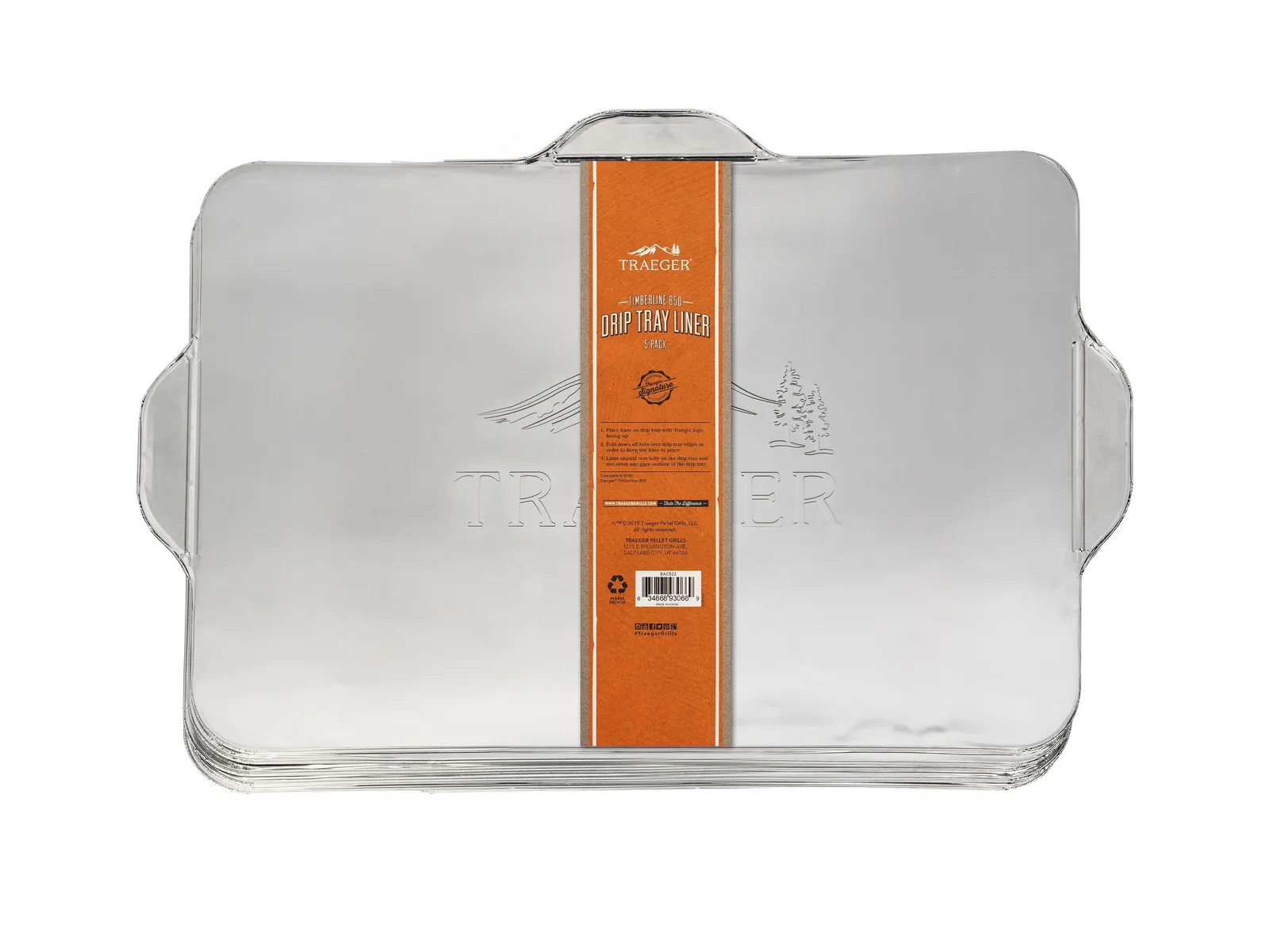 Traeger Vetafdruipplaat beschermfolie voor Timberline 850 druipschaal