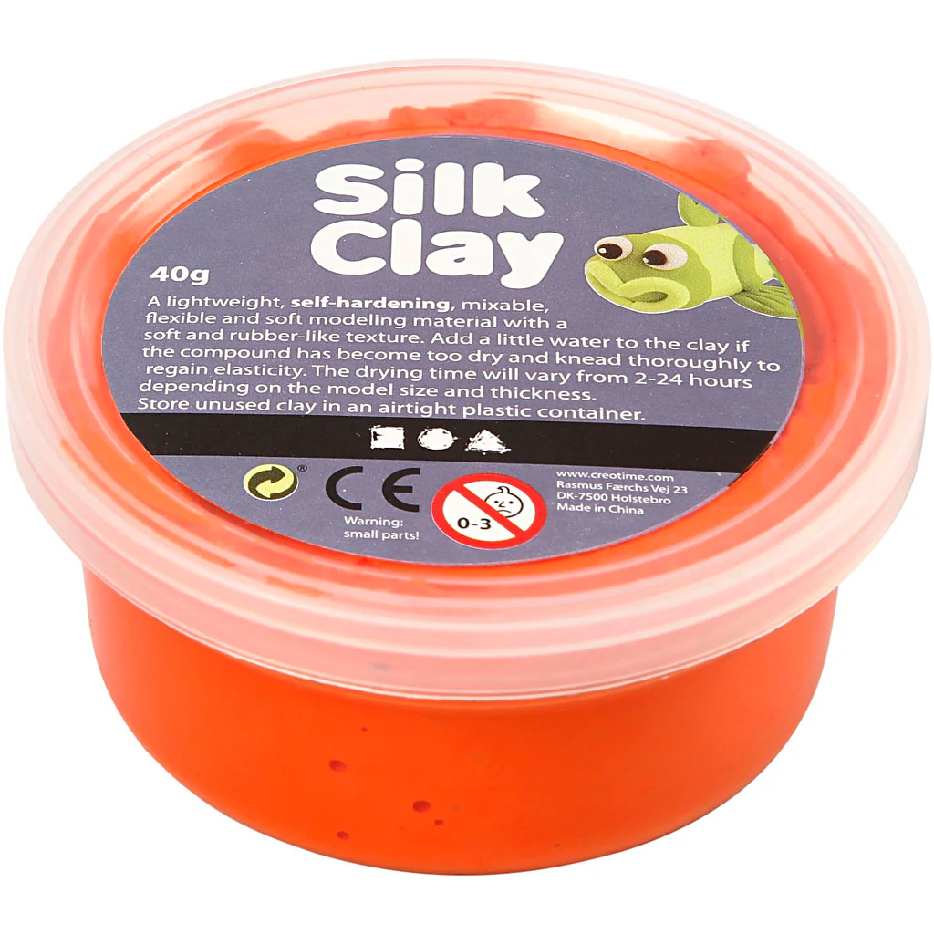 Silk Clay ®, oranje, 40 gr/ 1 doosje