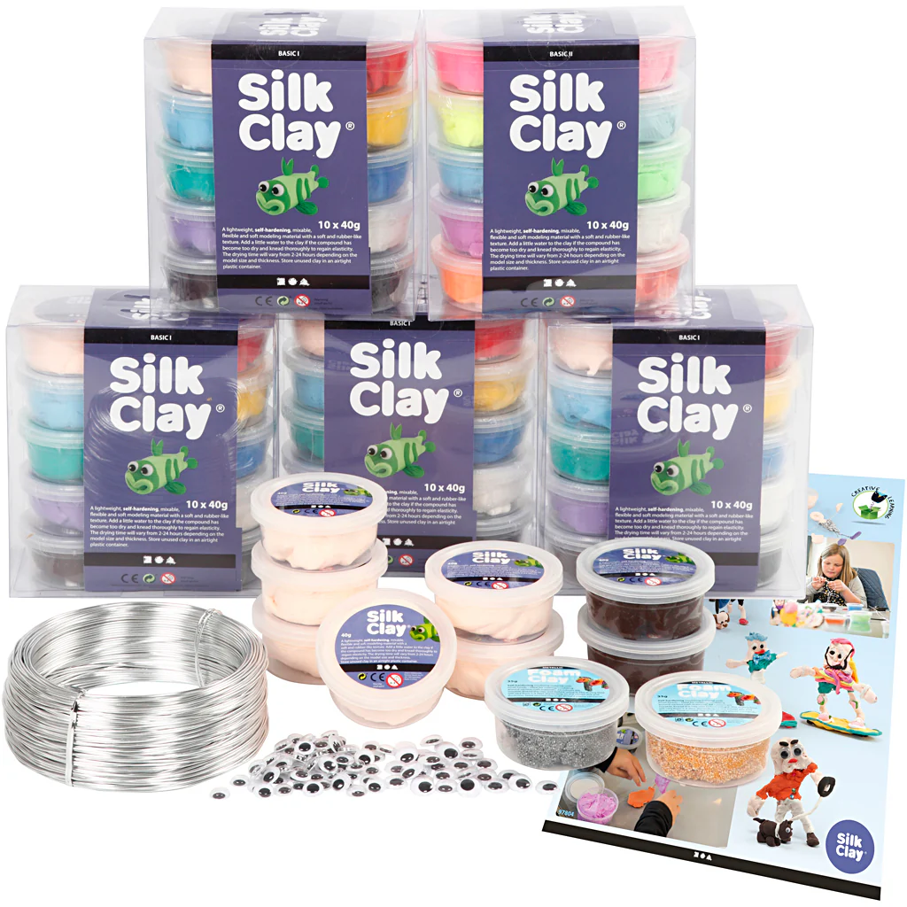 Silk Clay Groepsset figuren met ®, 1 set
