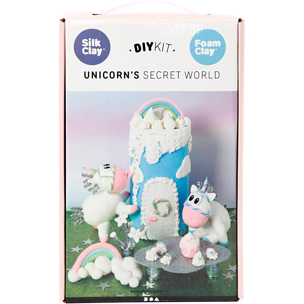 Silk Clay Unicorn dream world, 1 set