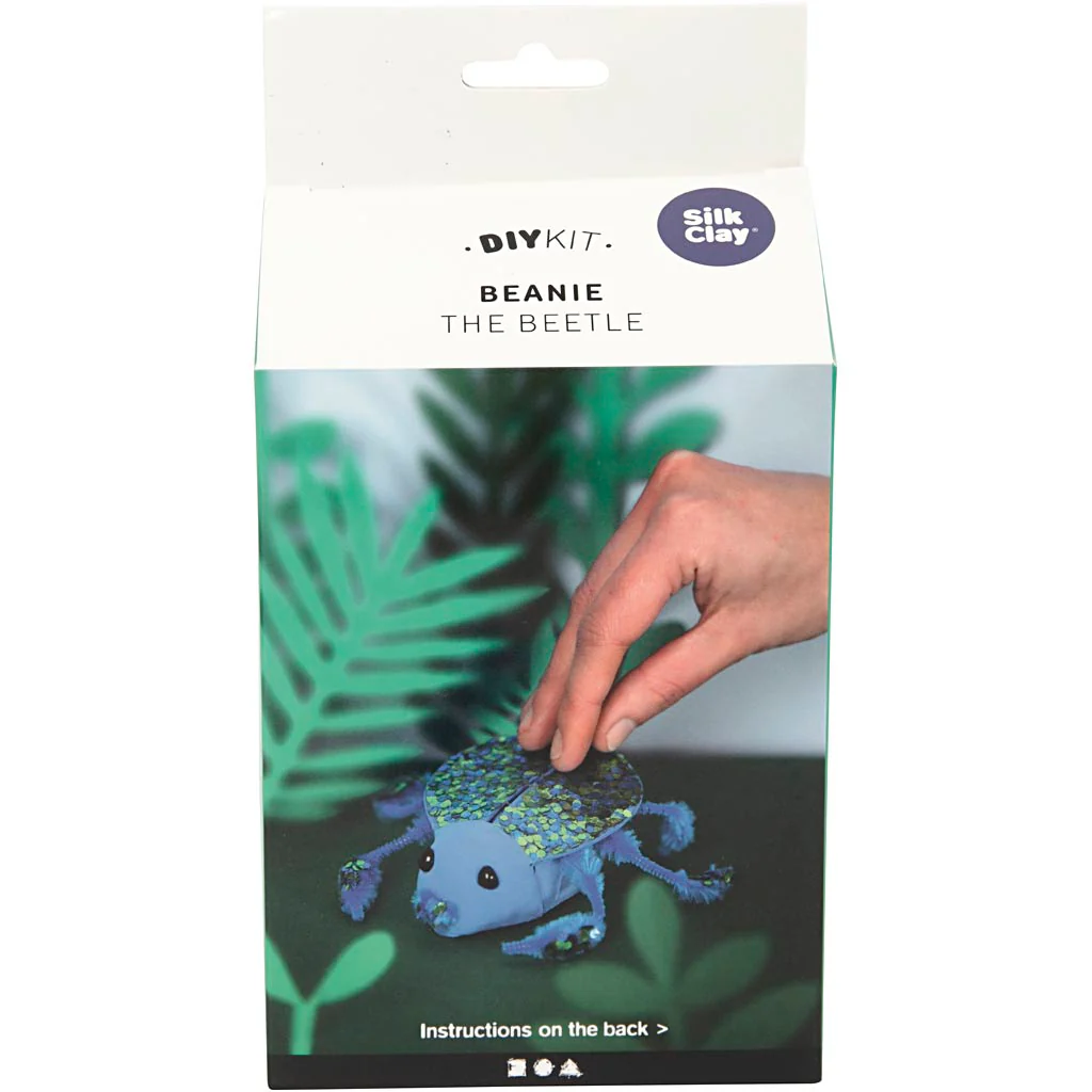 Silk Clay Beanie de kever, 1 set