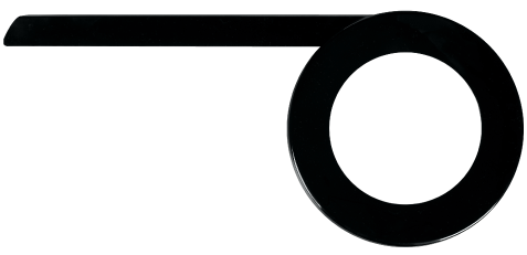 Sturmeyarcher Kettingscherm herrmans slyde 42-44t closed - mat zwart