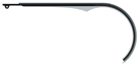 Sturmeyarcher Kettingscherm herrmans slim 48t - zwart/transparant