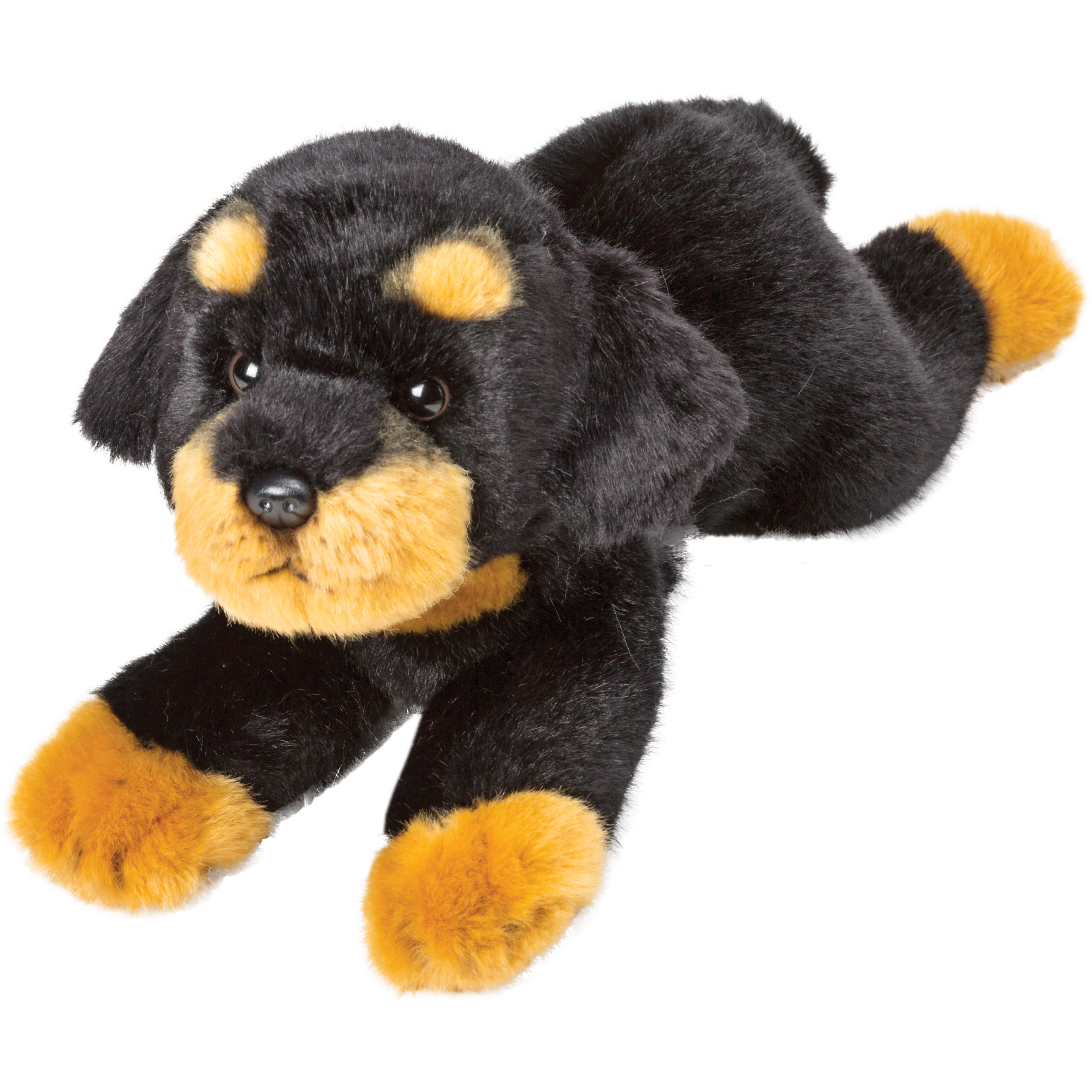 Pluche knuffel dieren Rottweiler hond - 30 cm - Speelgoed