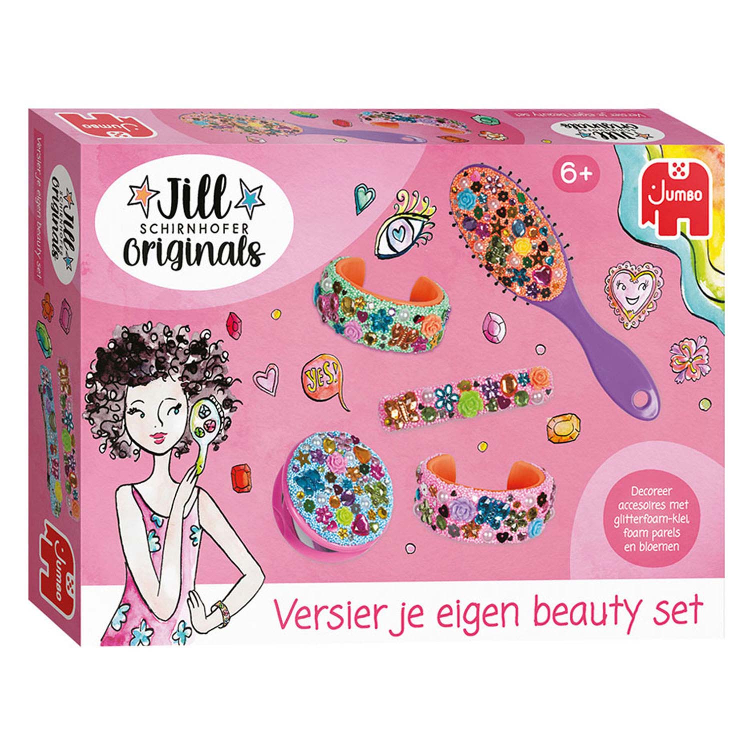 Jumbo Jill versieren met foamklei