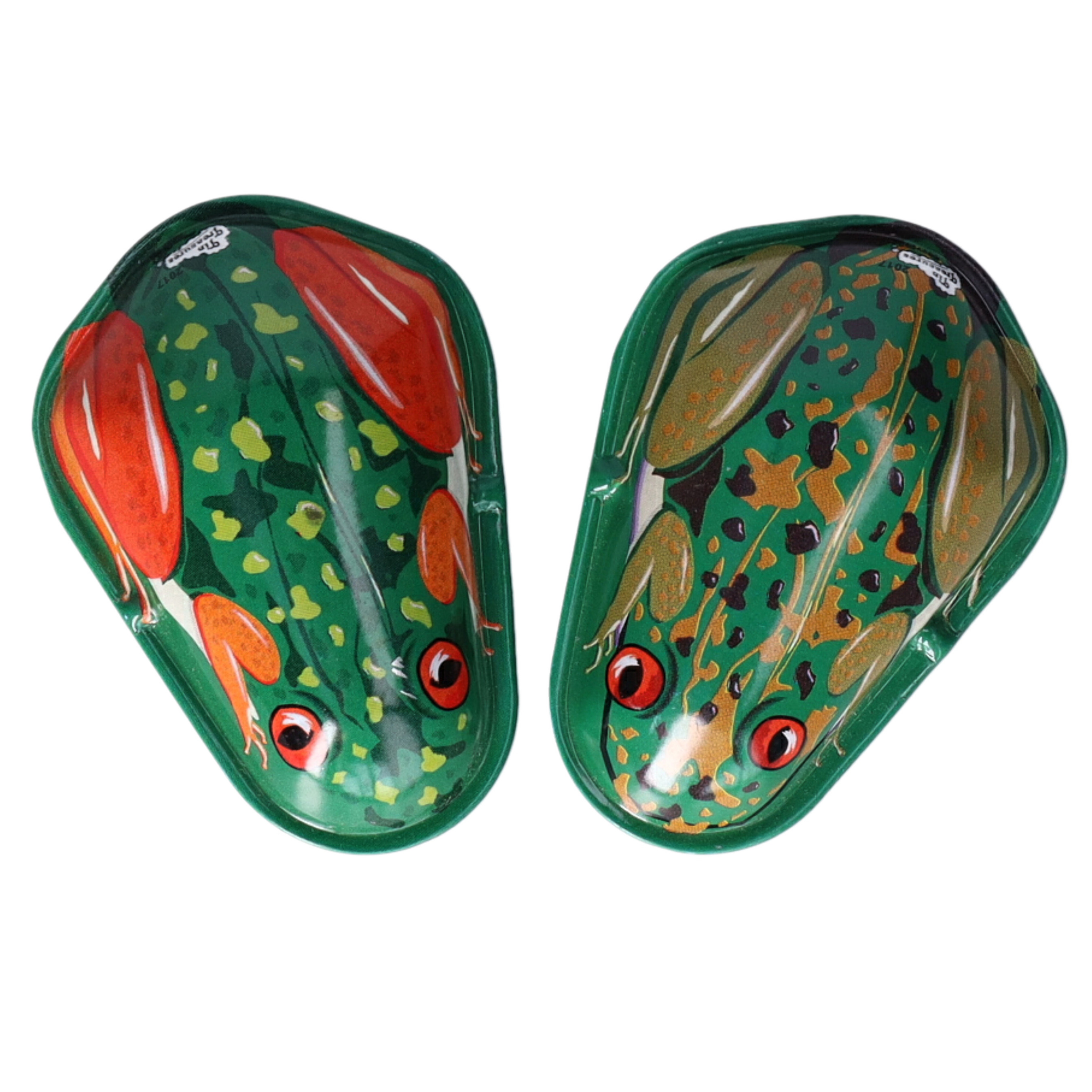 Klik klak kikker - van blik - maakt geluid - 6,5 cm