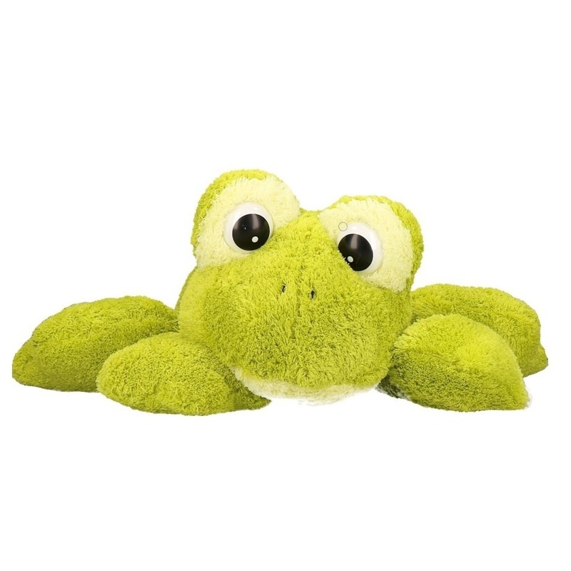 Knuffelparadijs Mega kikker knuffel - pluche - 97 cm - knuffels