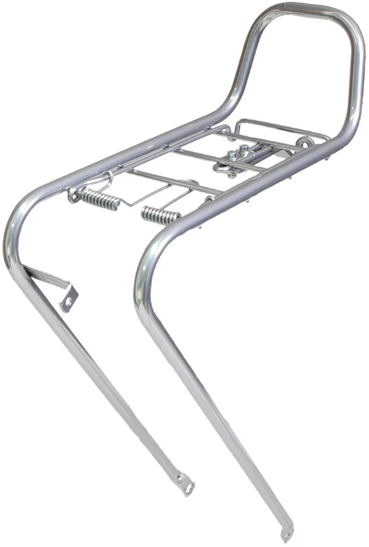 STECO bagagedrager, voorop "fw2" fr.carrier fw2 steel, mirror chrome