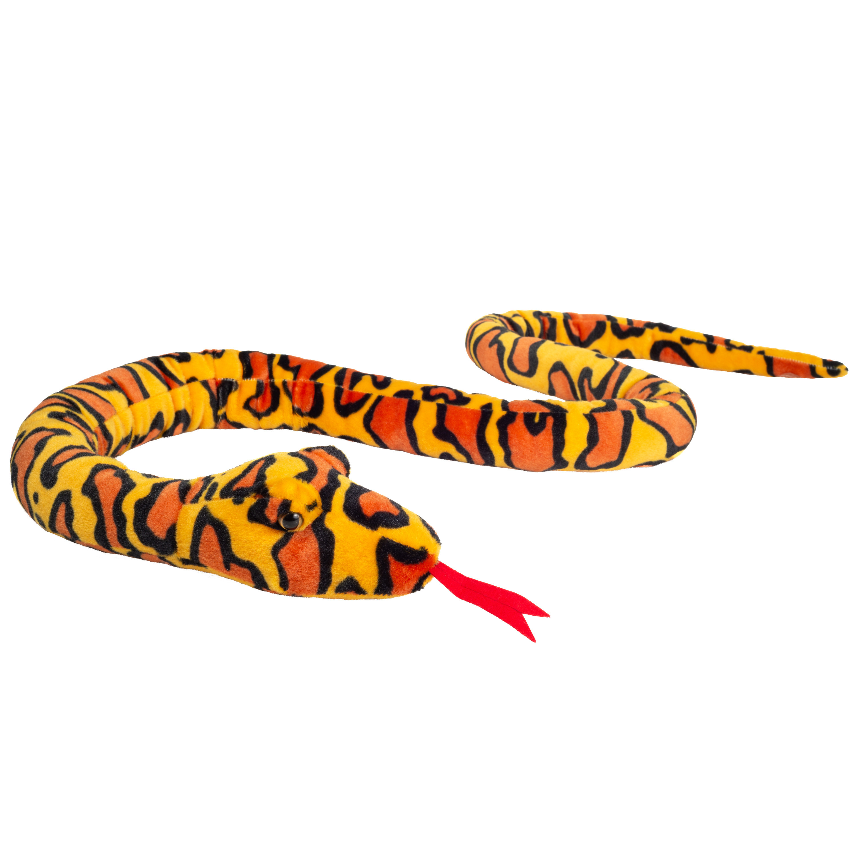 Hermann Teddy Knuffeldier Slang - zachte pluche stof - premium knuffels - geel - 175 cm