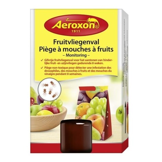 Aeroxon fruitvliegenval 40 ml - Fruitvliegjes vangers