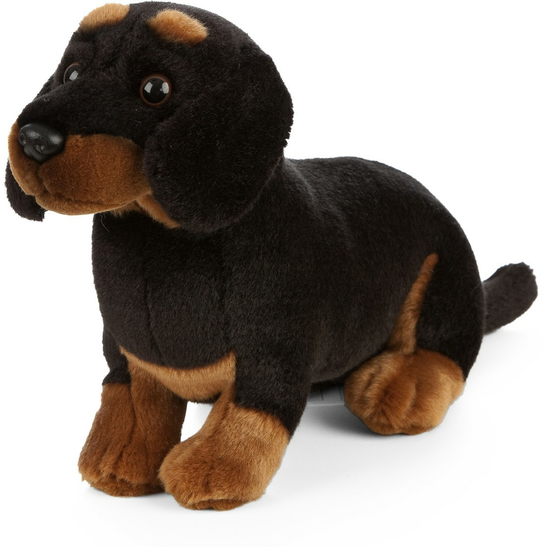 Pluche Teckel hond knuffeldier zittend 20 cm