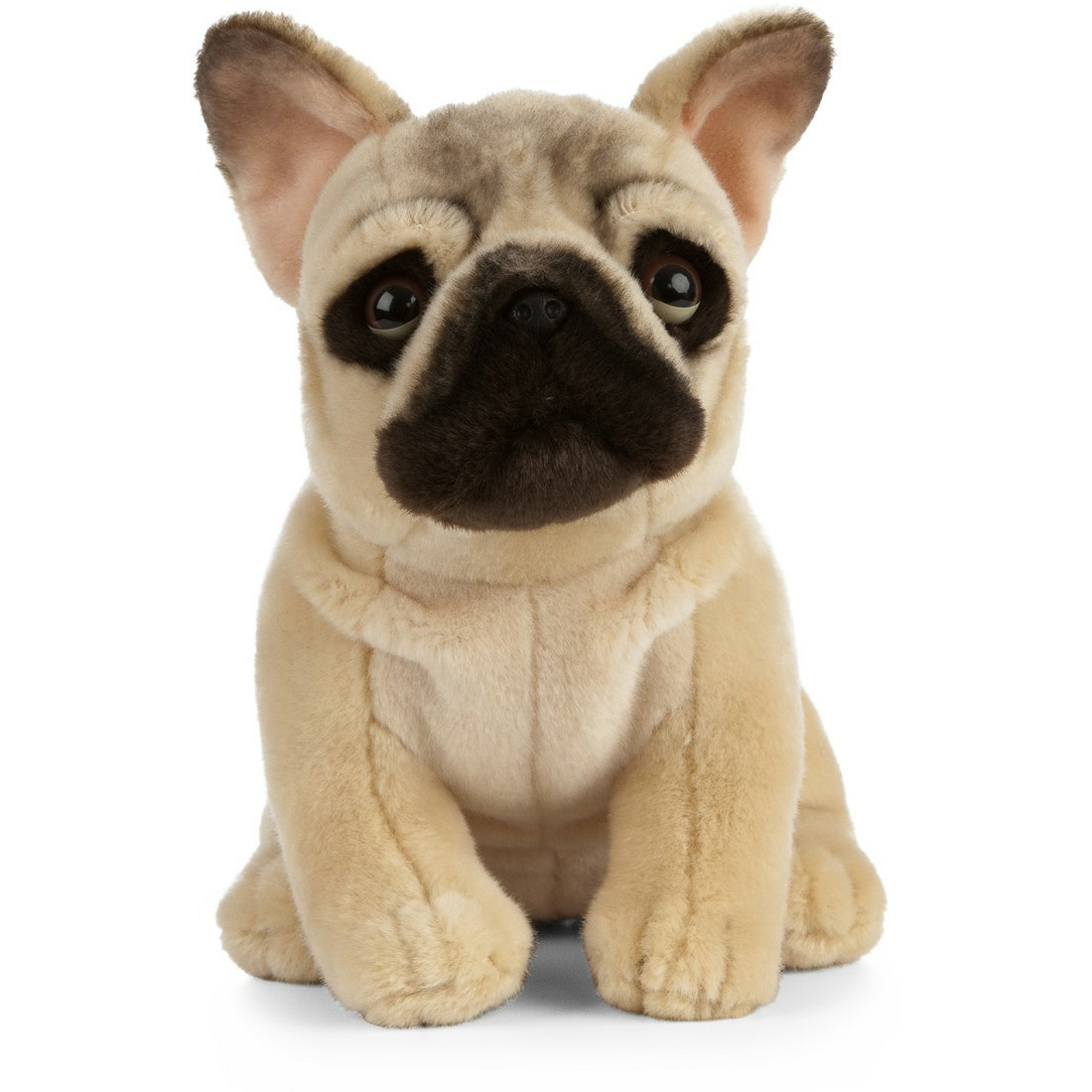 Living Nature - Pluche Franse Bulldog - beige - 25 cm - hond