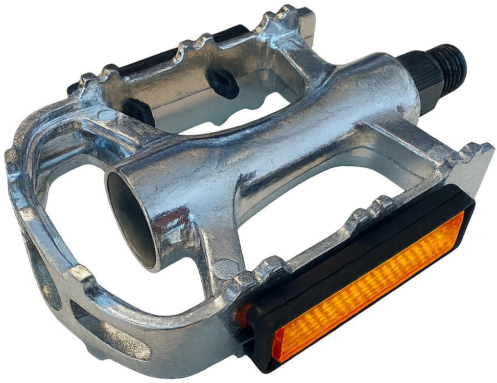 Edge pedaalset mtb/trekking luxe aluminium zilver