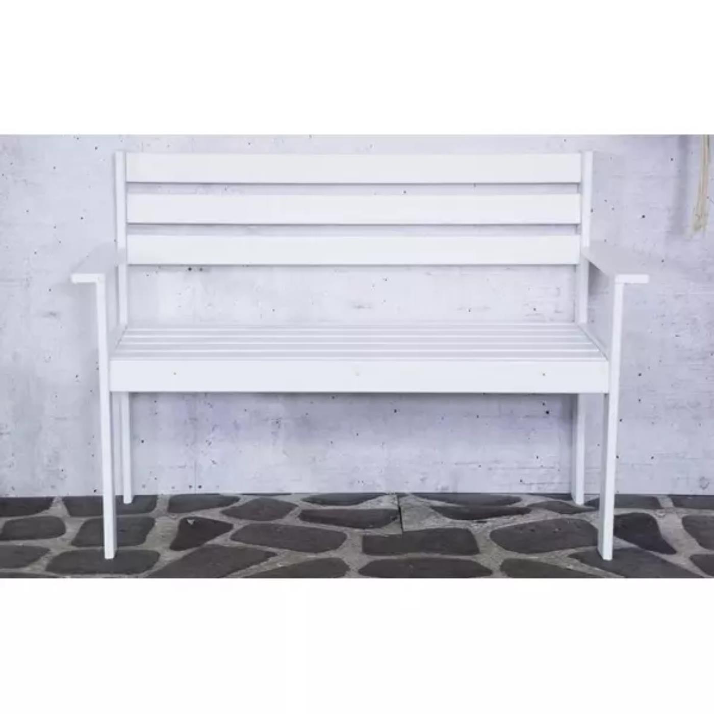 SenS Semmy houten bankje 120cm wit