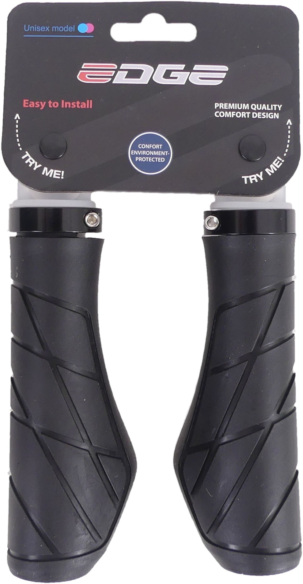 Edge urban grips - ergonomische handvatten, voorkomt tintelingen, comfortabel en veilig.