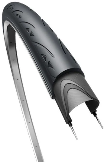 Edge vouwband -obor stamino 28 x 1.10" / 25-622 zwart