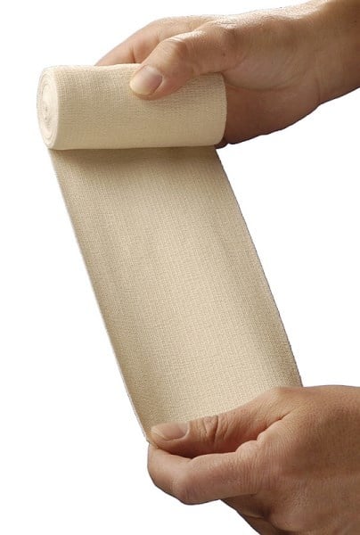 Ideaal korte rek zwachtels - 5 m x 6 cm - 10 stuks