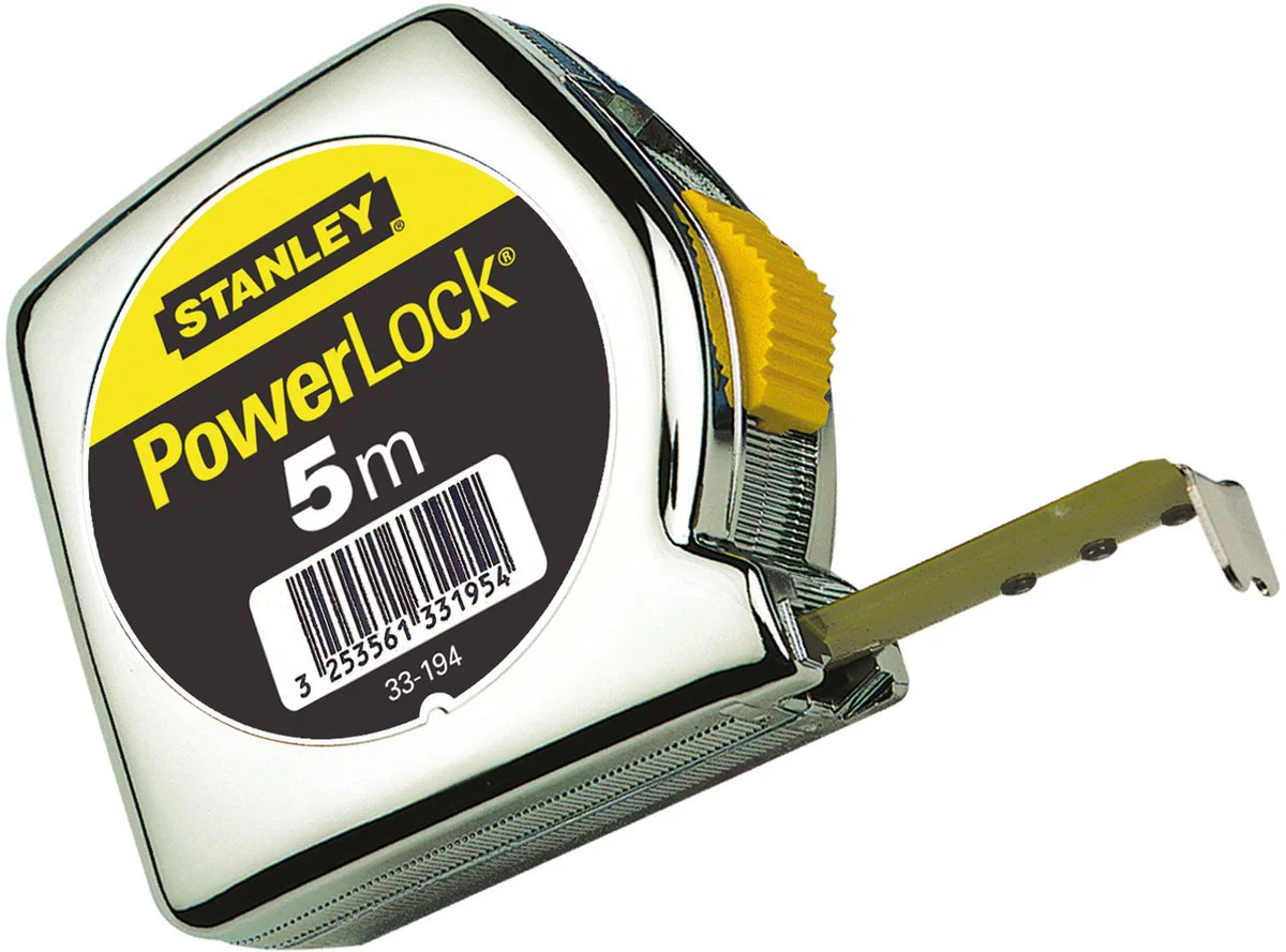 Stanley rolmaat 8mtr 25mm powerlock classic
