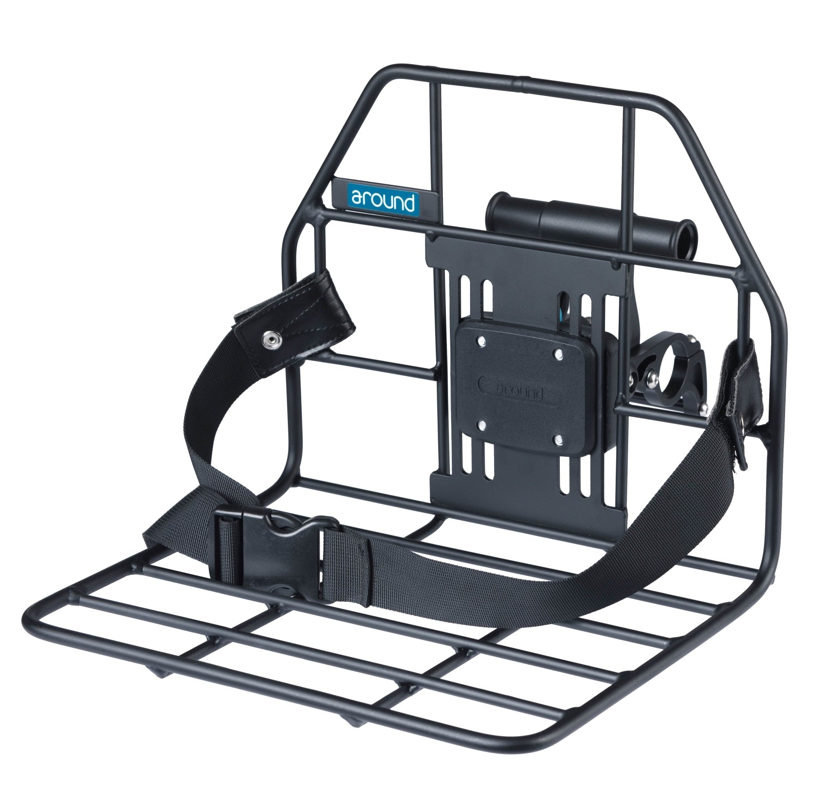 Around Voordrager ace - (inclusief stuurbochthouder) - zwart
