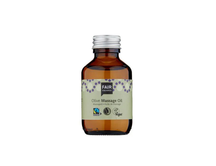 Fair Squared Massageolie - olijf - 100 ml