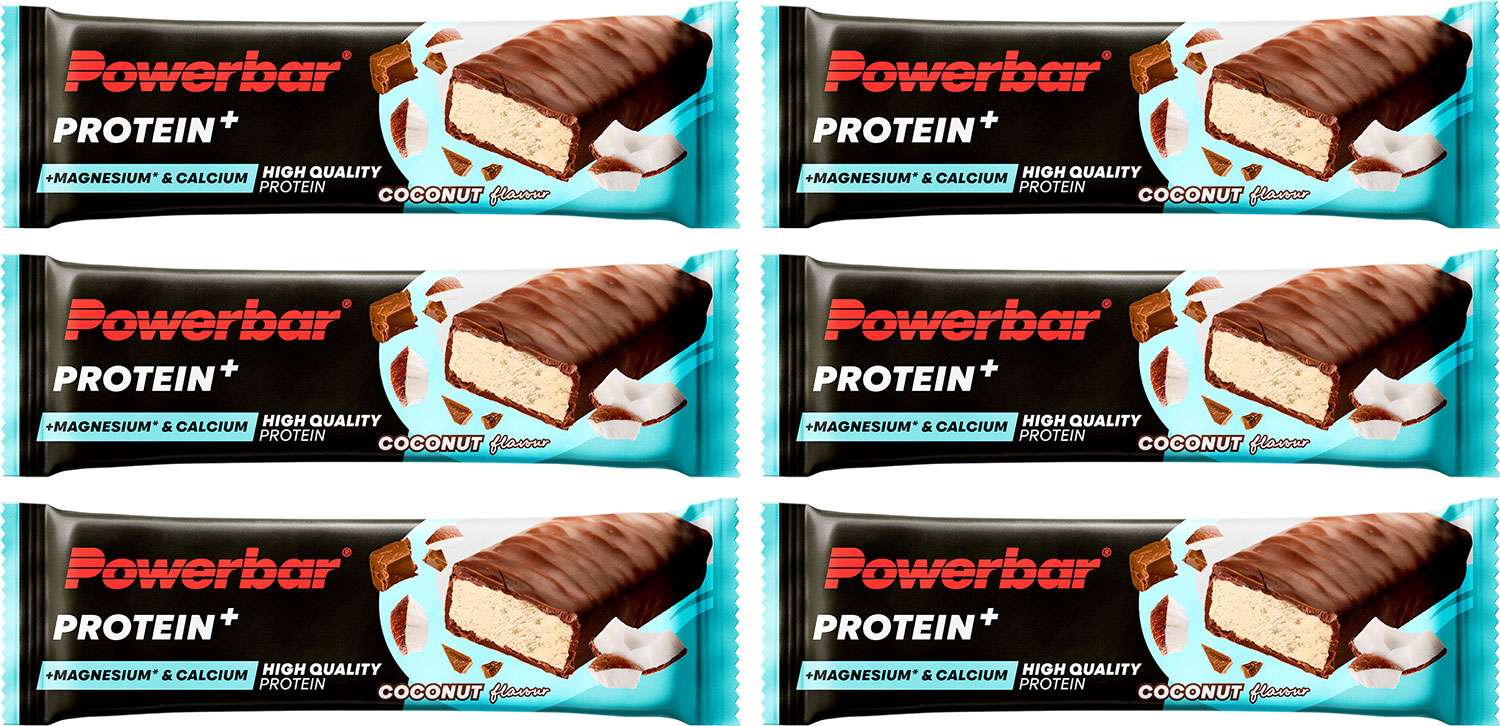 Powerbar protein plus calcium & magnesium bar coconut 5+1 x 35g