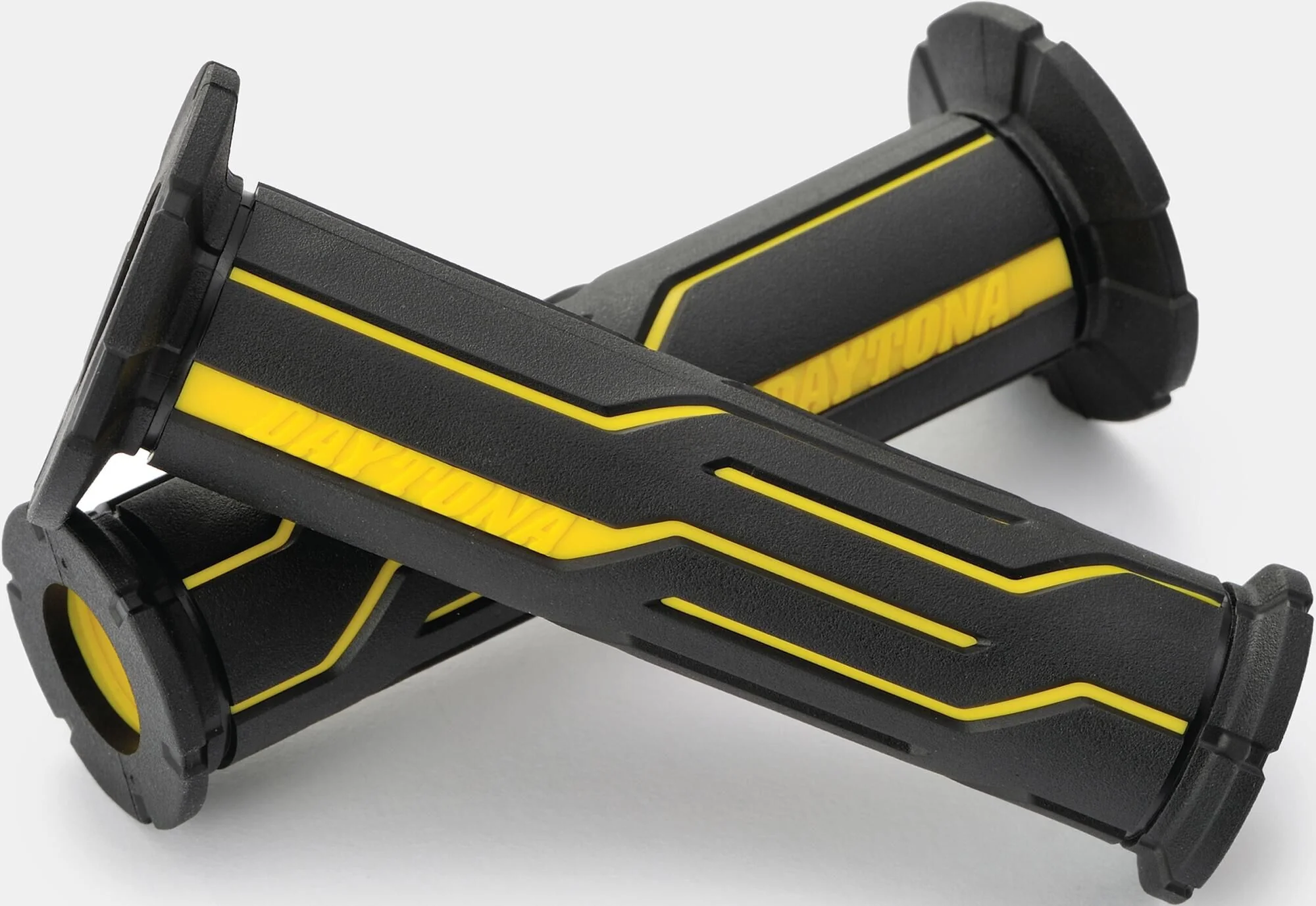 DAYTONA handvat "d-line" rubber grip d-lin sw/ge 125 open