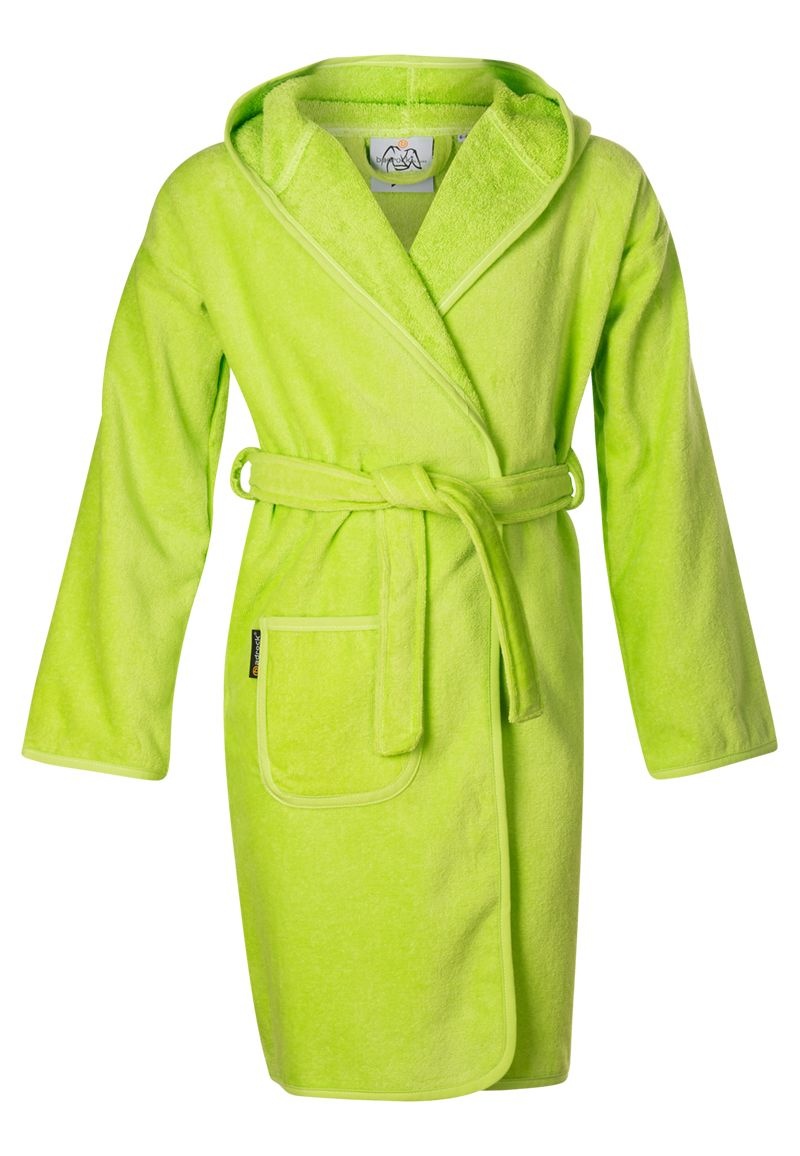 Badrock Baby badjas lime groen met naam borduren