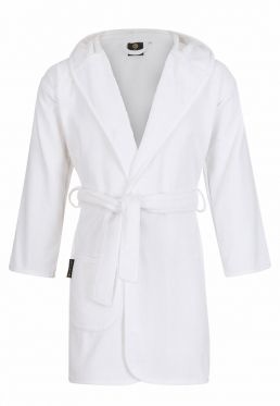 Badrock Baby badjas wit met naam borduren