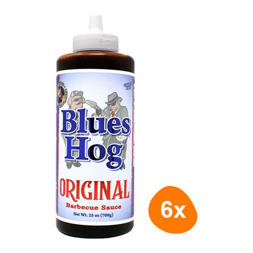 Blues Hog - Original barbecuesaus Knijpfles - 6x 709 g