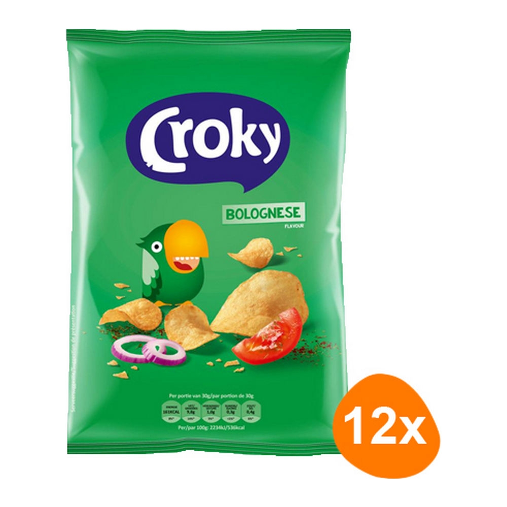 Croky - Bolognese Chips - 12x 100g