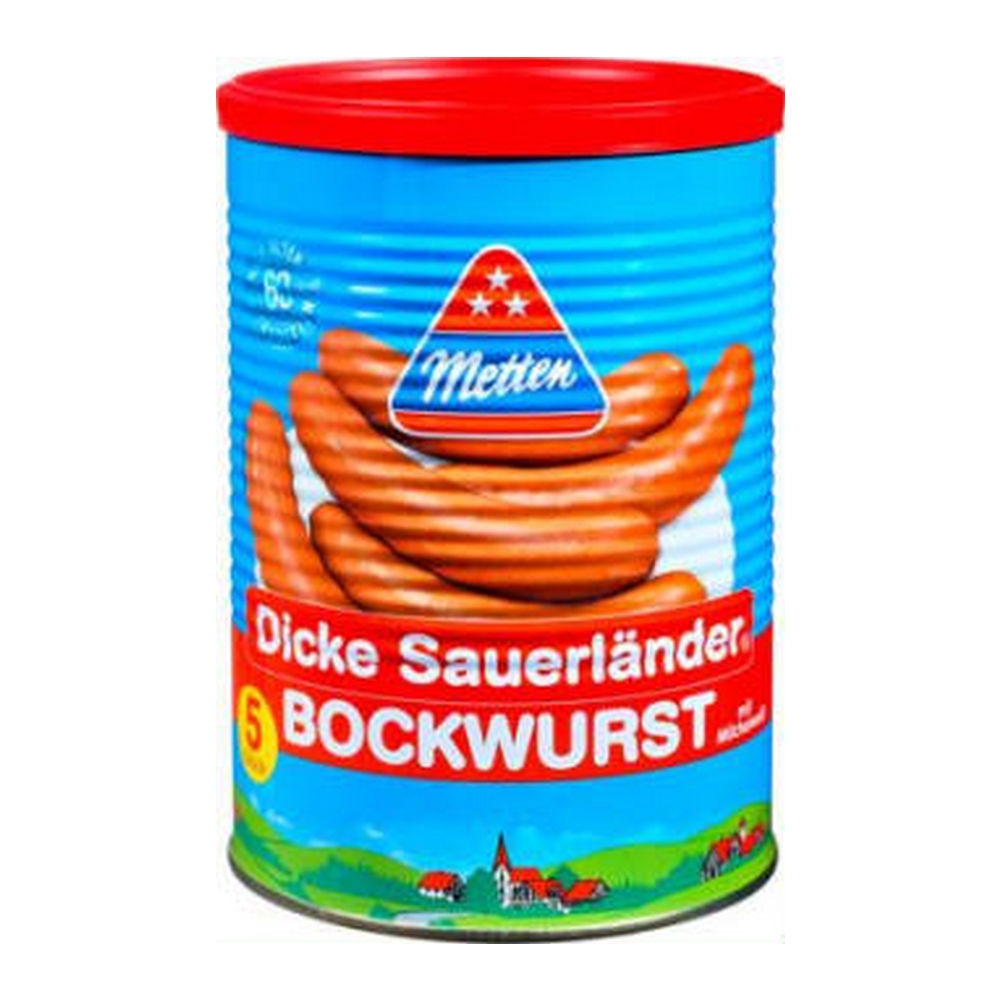 Metten - Dikke Sauerländer Bockworst - 5x 100g (500g)